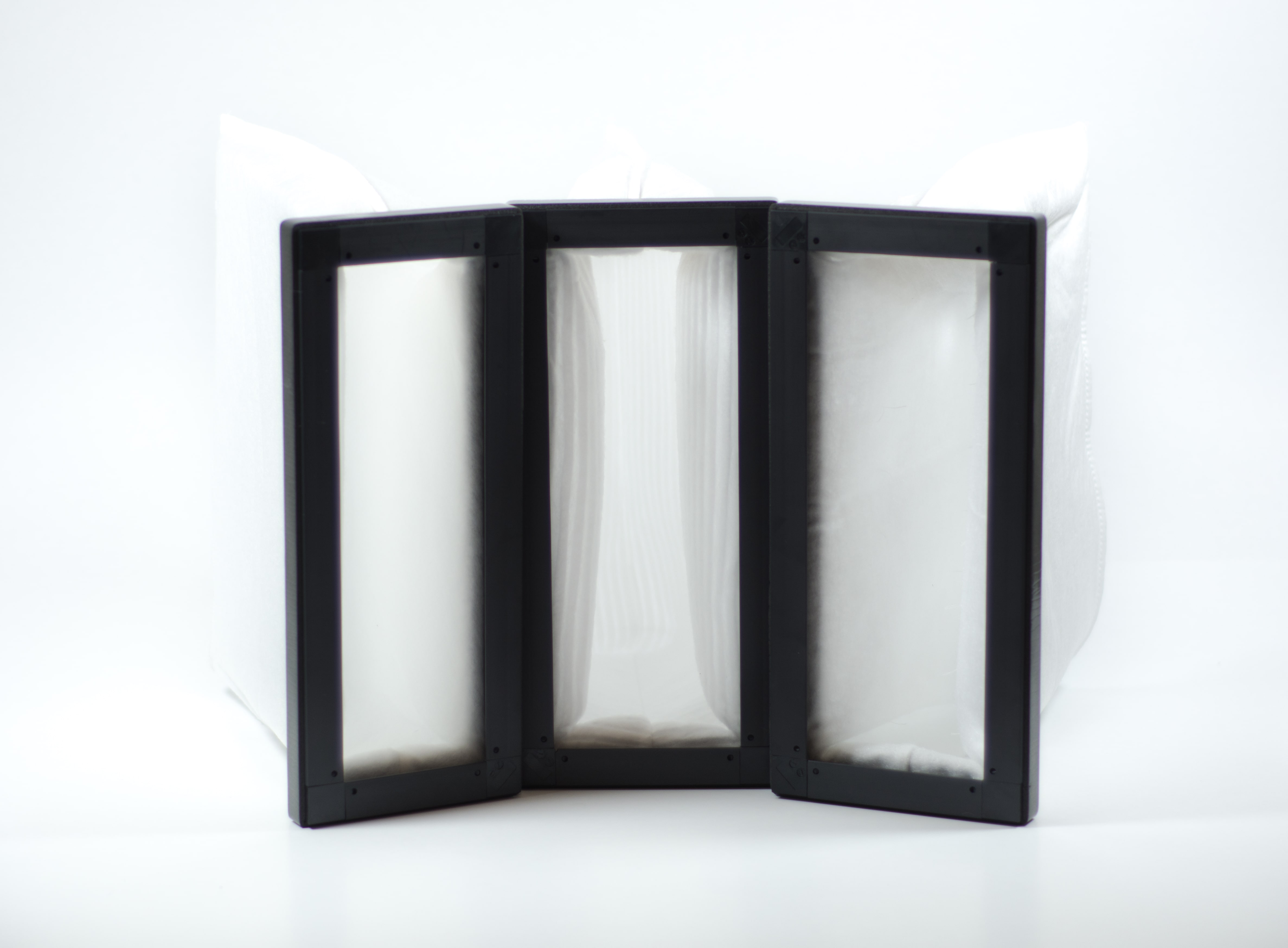 Taschenfilter mit Aktivkohle